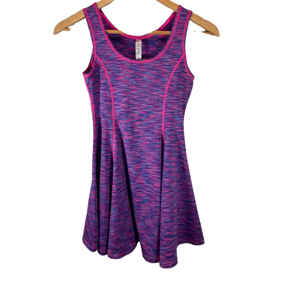 Youth Abstract Print Tennis Dress